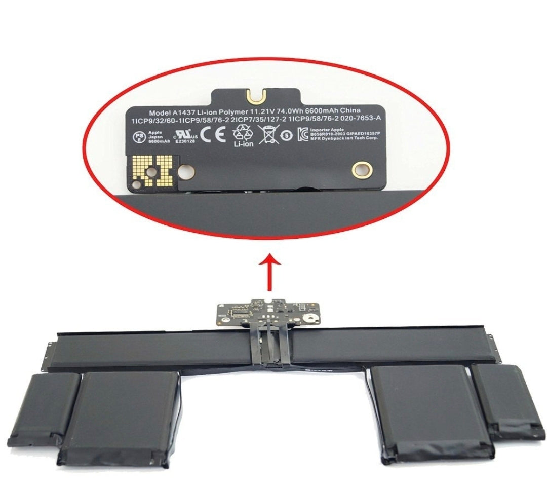 APPLE MD831LL/A - A1437 Genuine Original Laptop Notebook Battery (1 Yr Warranty)
