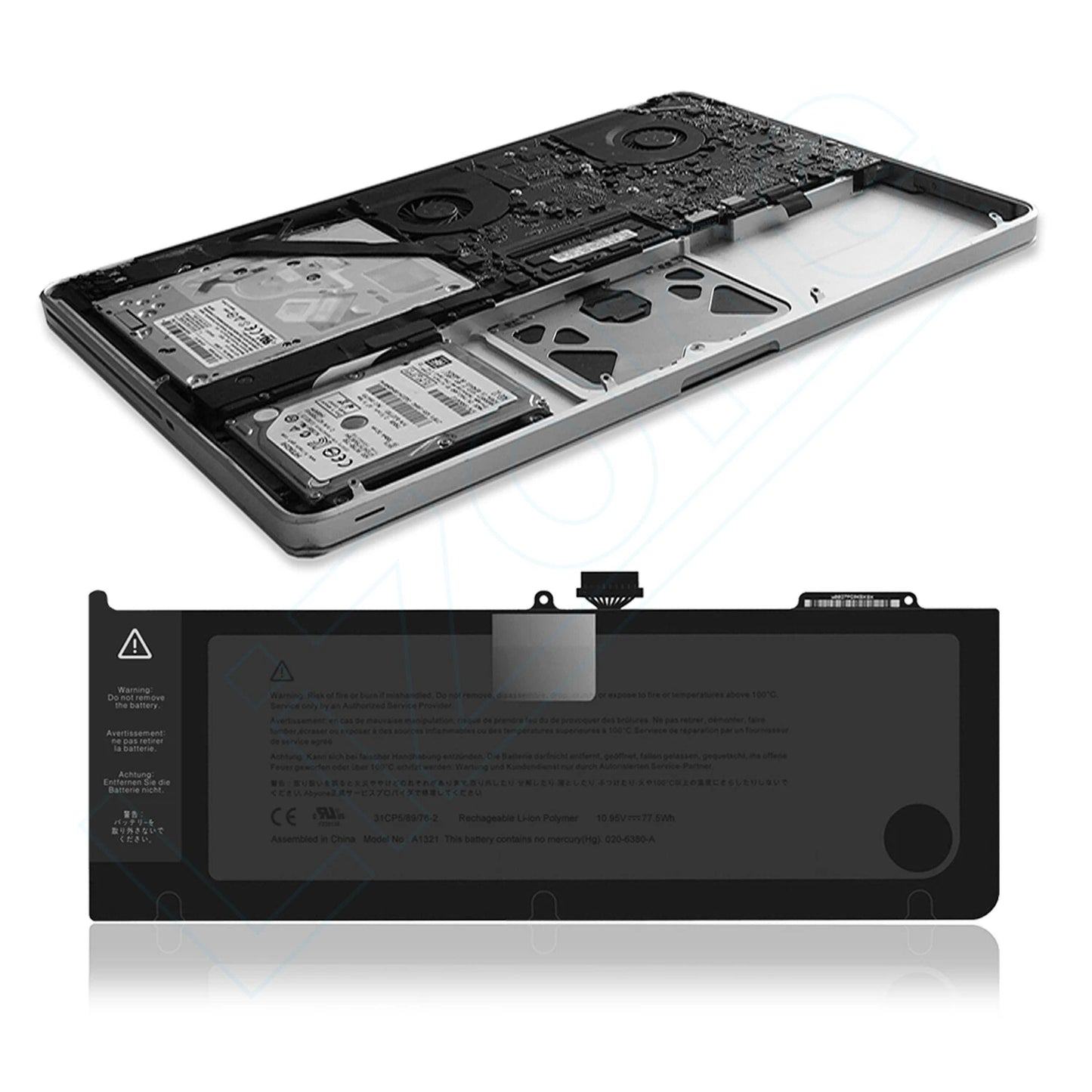 APPLE A1321 - A1321 Genuine Original Laptop Notebook Battery ( 1 Yr Warranty )